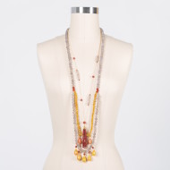 long carnelian necklaces layered